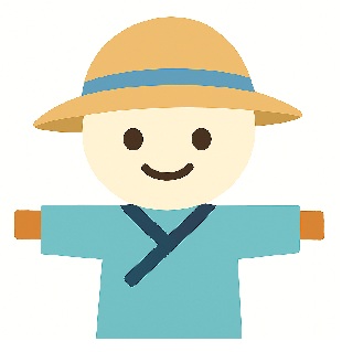 かかしのイラスト画像